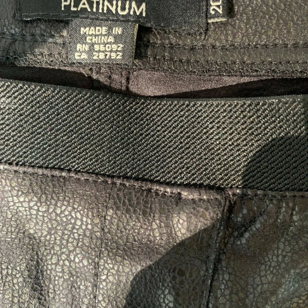 ABS Platinum Women's 20W Pull-on Pants Leather Look - Picture 4 of 8